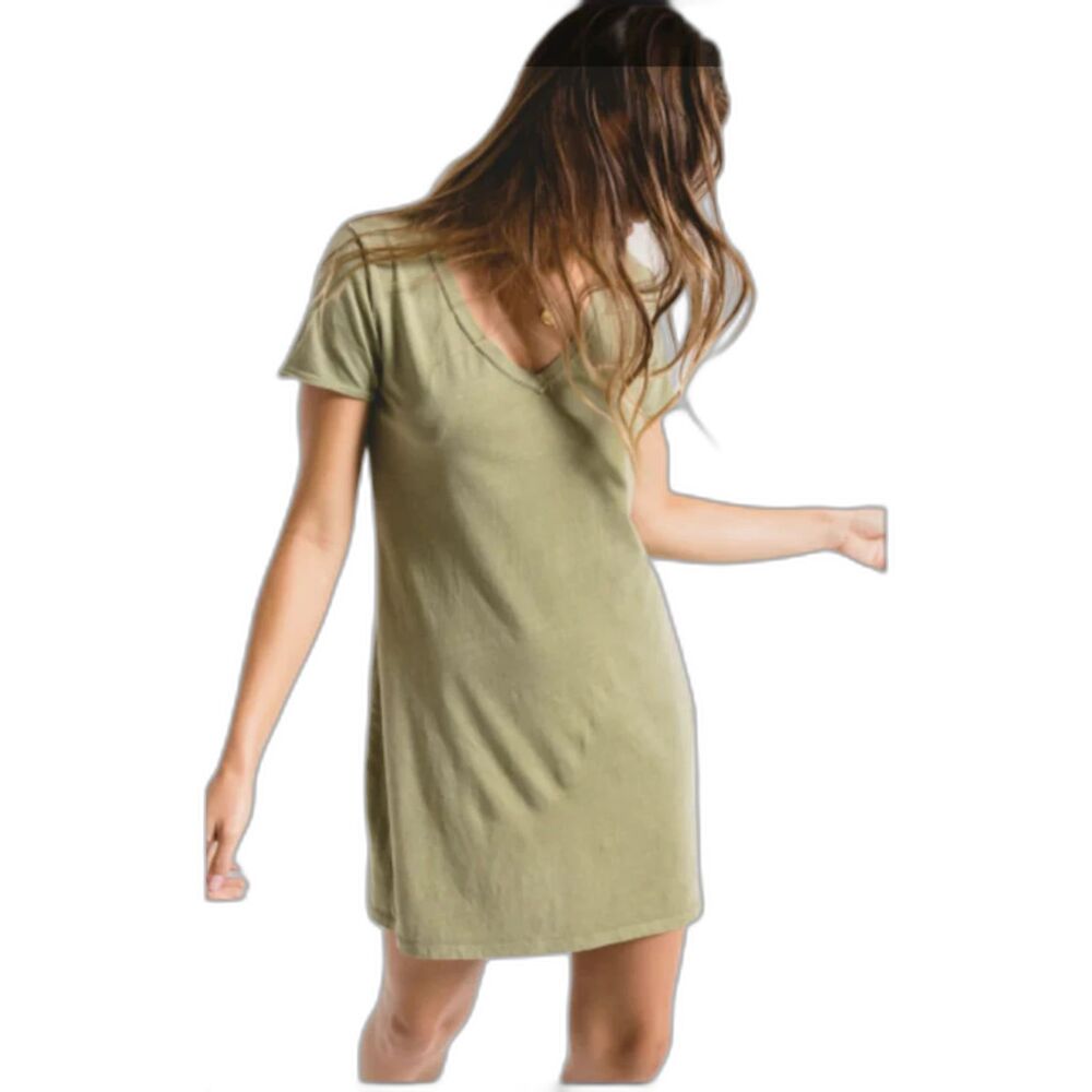 Z Supply Organic Cotton T-Shirt Dress Dusty Sage Minimalist Size Small